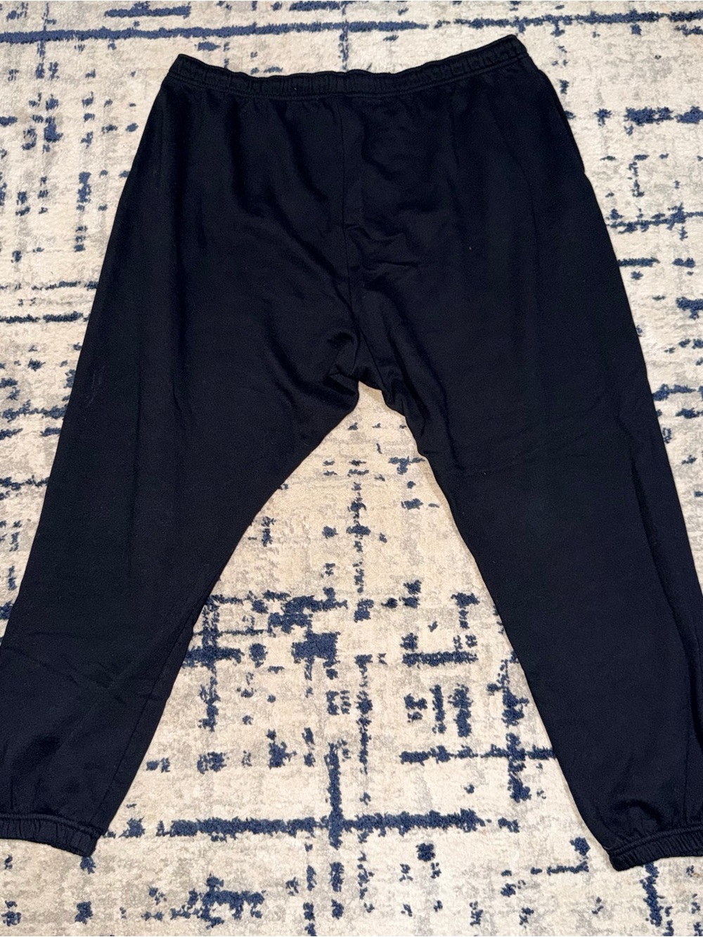 4 Pairs Victoria's Secret Black and Light Gray Sweatpants with Floral Trim - Picture 8 of 10